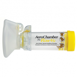 AeroChamber Plus with Flow-Vu Αεροθάλαμος Εισπνοών Παιδικός με Μάσκα 1-5 ετών 1 τεμ.