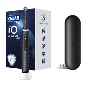 Oral-B iO Series 5 Magnetic Black Ηλεκτρική Οδοντόβουρτσα για Καθαρισμό & Περιποίηση των Ούλων Μαύρη, 1τεμ