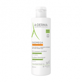 A-Derma Exomega Control Μαλακτικό Αφρίζον Ζελ Καθαρισμού κατά του Αισθήματος Κνησμού 500ml