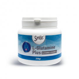 AM Health Smile L-Glutamine Plus Γλουταμίνη & Βιταμίνη B1 250gr