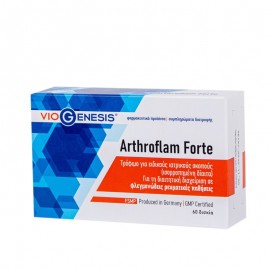 VioGenesis Arthroflam Forte Συμπλήρωμα για την Υγεία των Αρθρώσεων 60 ταμπλέτες