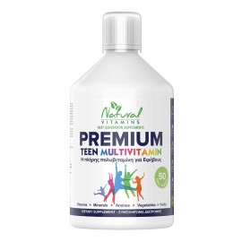 Natural Vitamins Premium Teen Multivitamin Γεύση Πορτοκάλι 500ml