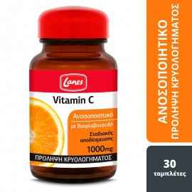 Lanes Vitamin C 1000mg με Βιοφλαβονοειδή 30 ταμπλέτες