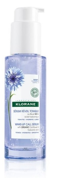 Klorane Bleuet Wake-Up Call Serum Cornflower Water Serum with Organic Cornflower Ενυδατικός Ορός για Πρόσωπο & Λαιμό με Υαλουρονικό Οξύ 50ml