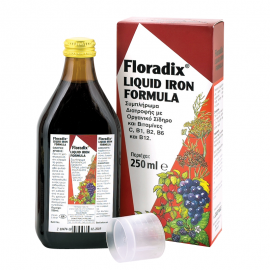 Power Health Floradix Συμπλήρωμα Διατροφής Για Την Ελλειψη Σιδήρου 250ml