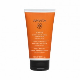 Apivita Shine & Revitalizing Conditioner Kρέμα Λάμψης & Αναζωογόνησης με Πορτοκάλι & Μέλι 150ml