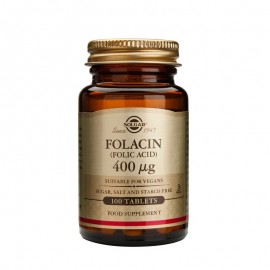 Solgar Folic Acid 400μg 100 ταμπλέτες