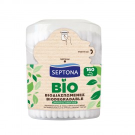Septona 100% Βιοδιασπώμενες Μπατονέτες σε Κουτάκι 100τμχ