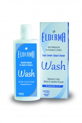 Elderma Wash Sensitive Cleanser Ηπιο Καθαριστικό Πολλαπλών Χρήσεων για Ενήλικες & Παιδιά 200 ml