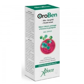 Aboca Oroben Στοματική Γέλη που Μειώνει τον Πόνο, Προστατεύει & Ευνοεί την Ίαση, 15ml