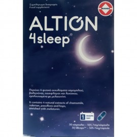 ALTION 4Sleep Βελτίωση της Ποιότητας του Ύπνου 30caps