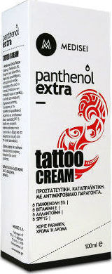 Medisei Panthenol Extra Tattoo Cream Κρέμα για την Περιποίηση της Επιδερμίδας με Τατουάζ 100ml