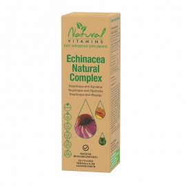 Natural Vitamins Echinacea Natural Complex Εκχύλισμα Από Εχινάκεια, Πρόπολη & Θυμάρι 50ml