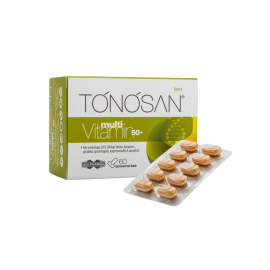 Uni-pharma Tonosan Multivitamin Συμπλήρωμα Διατροφής για την Eνέργεια & Τόνωση για Ηλικίες 50+ 60tabs