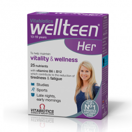 Vitabiotics Wellteen Her Συμπλήρωμα Διατροφής για Έφηβες και Νέες Γυναίκες 30 Tabs