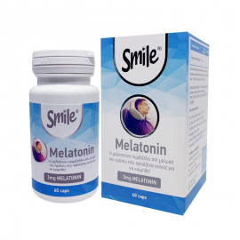 AM Health Smile Melatonin 3mg Συμπλήρωμα για τον Ύπνο 60 κάψουλες