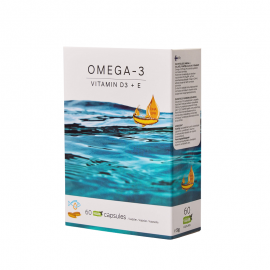 Vencil Omega-3 VIT D3 + E Συμπλήρωμα Διατροφής με Ωμέγα-3 και Βιταμίνες D3 & E 60 κάψουλες