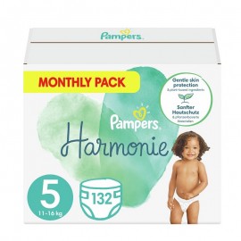 Pampers Harmonie Monthly Pack No.5 (11kg-16kg) Βρεφικές Πάνες 1χ132