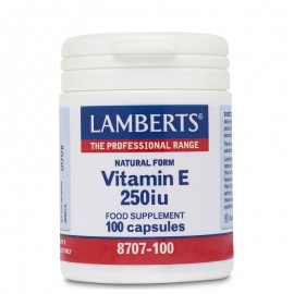 Lamberts Vitamin E 250 IU 100 κάψουλες