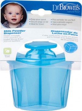 Dr. Browns Milk Powder Dispenser AC 037 Δοχείο Μεταφοράς Γάλακτος Μπλε, 1 τμχ