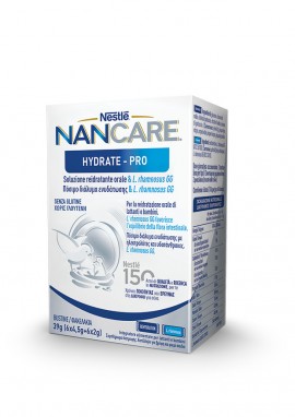 Nestle Nancare Hydrate Pro Διάλυμα Ενυδάτωσης με Ηλεκτρολύτες και Υδατάνθρακες 6x4.5g 6x2g