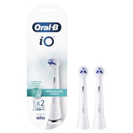 Oral-B iO Specialised Clean Ανταλλακτικές Κεφαλές Ηλεκτρικής Οδοντόβουρτσας, 2 τμχ