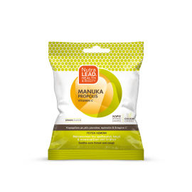 Pharmalead Cough Candies Manuka Propolis Vitamin C Καραμέλες χωρίς Γλουτένη με γεύση Λεμόνι 40gr