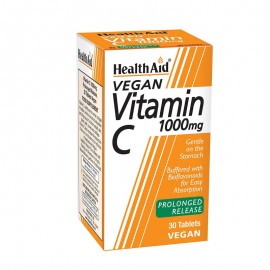 Health Aid Vitamin C 1000mg Prolonged Release Βιταμίνη C Βραδείας Αποδέσμευσης 30 Ταμπλέτες