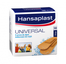 Hansaplast Strips Family Pack Water resistant 100τεμ (3cmx7,2cm)