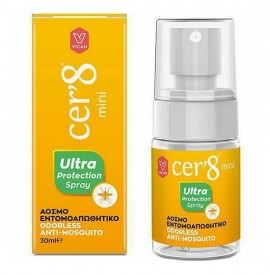 Vican Cer8 Mini Αοσμο Εντομοαπωθητικο Spray 30ml