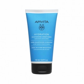 Apivita Hydration Moisturizing Conditioner Μαλακτική Κρέμα Ενυδάτωσης για Όλους τους Τύπους Μαλλιών με Υαλουρονικό Οξύ & Αλόη 150ml