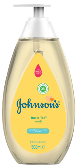 Johnsons Baby Top-to-toe 2 σε 1 Αφρόλουτρο & Σαμπουάν 500ml