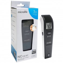 Microlife NC 150 BT Ψηφιακό Θερμόμετρο Μετώπου με Υπέρυθρες Κατάλληλο για Μωρά Μαύρο 1τμχ