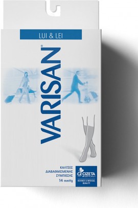 Varisan Lui 561 Κάλτσες Διαβαθμισμένης Συμπίεσης 18 mmHg Blu No4 (42-44)