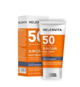 Helenvita Sun High Protection Anti-Photoaging Face Αντηλιακή Cream Προσώπου κατά της Φωτογήρανσης SPF50 50ml