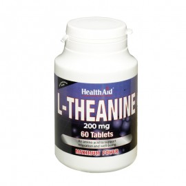 Health Aid L-Theanine 200mg Συμπλήρωμα Διατροφής με Θειανίνη για την Υποστήριξη του Νευρικού Συστήματος 60 Ταμπλέτες