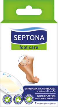 Septona Foot Care Επιθέματα για Φουσκάλες, 5τμχ