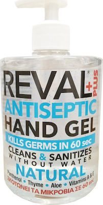 Intermed Reval Plus Antiseptic Hand Gel Αντιβακτηριδιακό Τζελ Χεριών 500ml