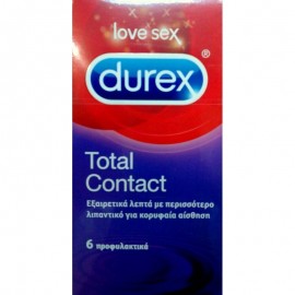 Durex Total Contact 6 τεμ.