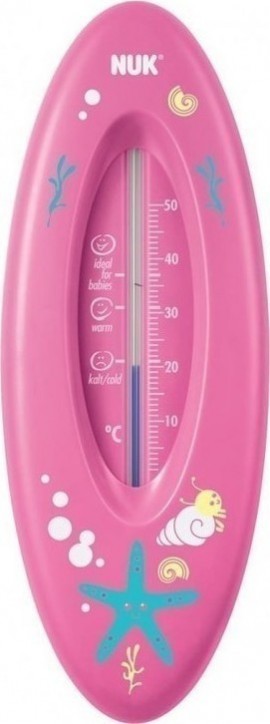 NUK Θερμόμετρο μπάνιου σε Ροζ Χρώμα (art.no.10.256.187)