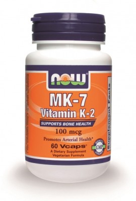 Now MK-7 (Vitamin K2) 100 mcg 60 vcaps 