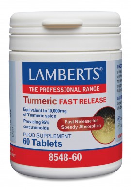 Lamberts Turmeric Fast Release Συμπλήρωμα Από Κουρκουμίνη 60tabs