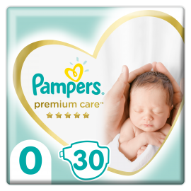 Pampers Premium Care No 0 (1-2,5 kg) 30τμχ