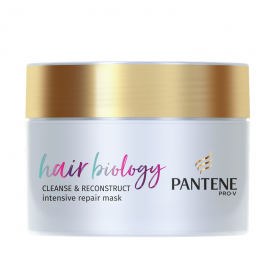 Pantene Pro-V Hair Biology Μάσκα Cleanse & Reconstruct 160ml
