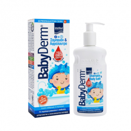 Intermed Babyderm Shampoo & Body Bath - Απαλό 2 σε 1 Σαμπουάν και Αφρόλουτρο 300mL