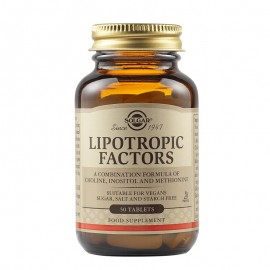Solgar Lipotropic Factors, Διάσπαση των Διατροφικών Λιπών και Έλεγχο του Σωματικού Βάρους 50tabs