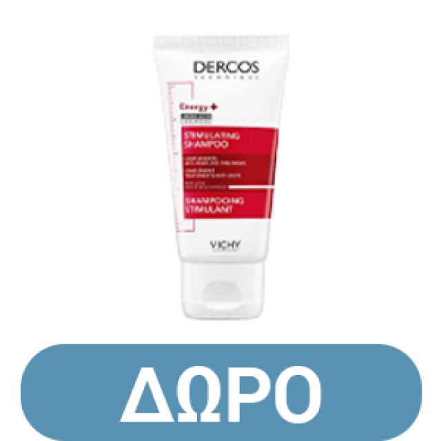 Vichy Dercos Energy+ Δυναμωτικό Σαμπουάν κατά της Τριχόπτωσης 200ml