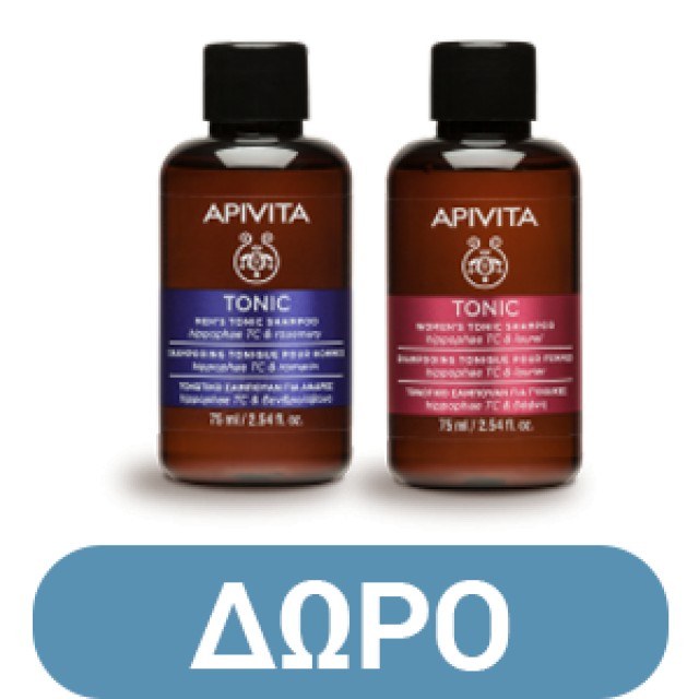 Apivita Mens Tonic Κατά της Ανδρικής Τριχόπτωσης με Hippophae TC & Δενδρολίβανο 250ml