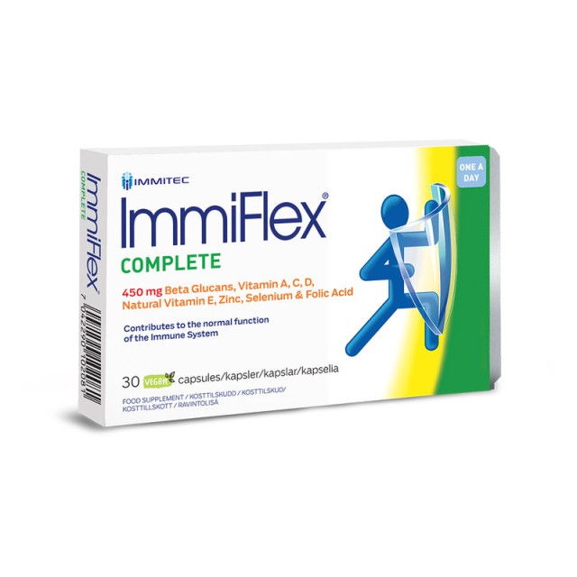 Aricon Immiflex Complete 450mg Συμπλήρωμα Διατροφής για την Ενίσχυση του Ανοσοποιητικού 30caps