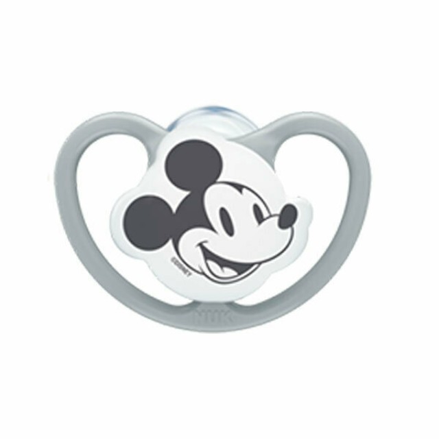 Nuk Space Disney Πιπιλα Σιλικ. 18-36m Γκρι Mickey (10.739.747) 1τμχ